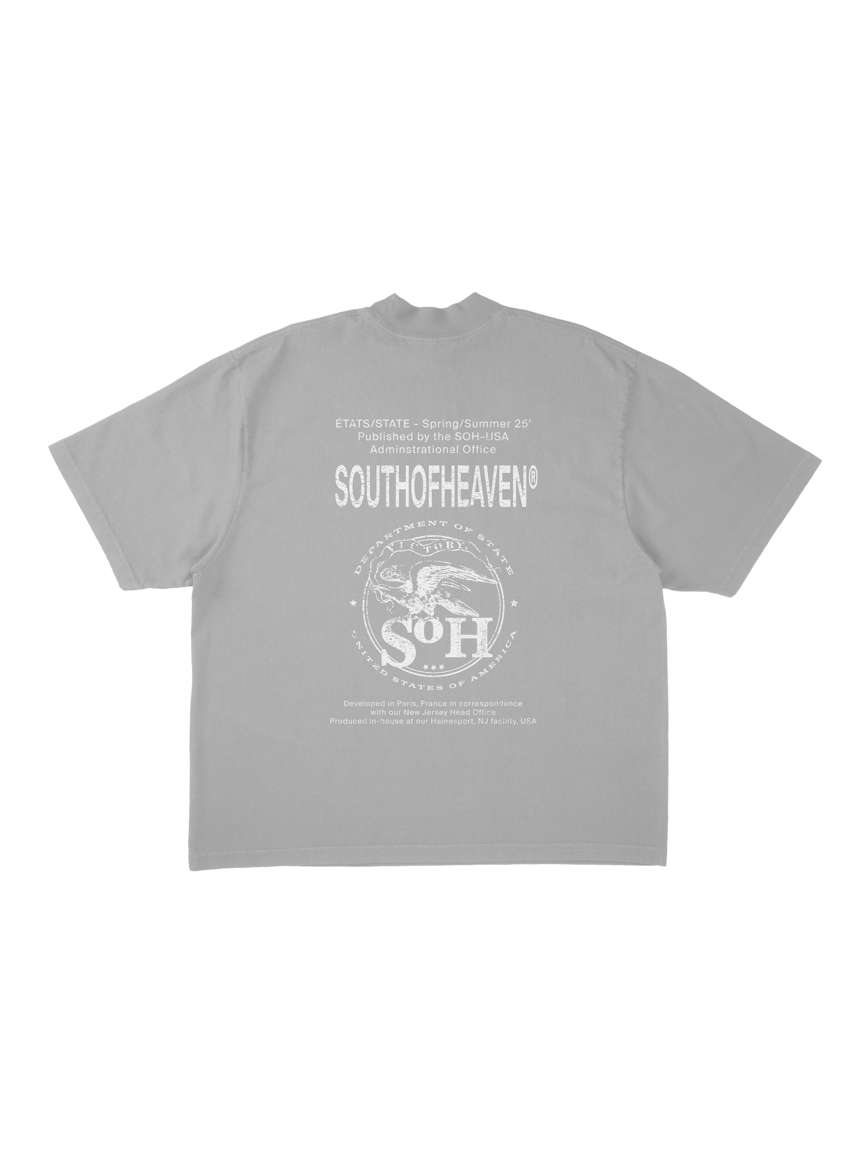 ÉTATS - Reversible Tee Grey