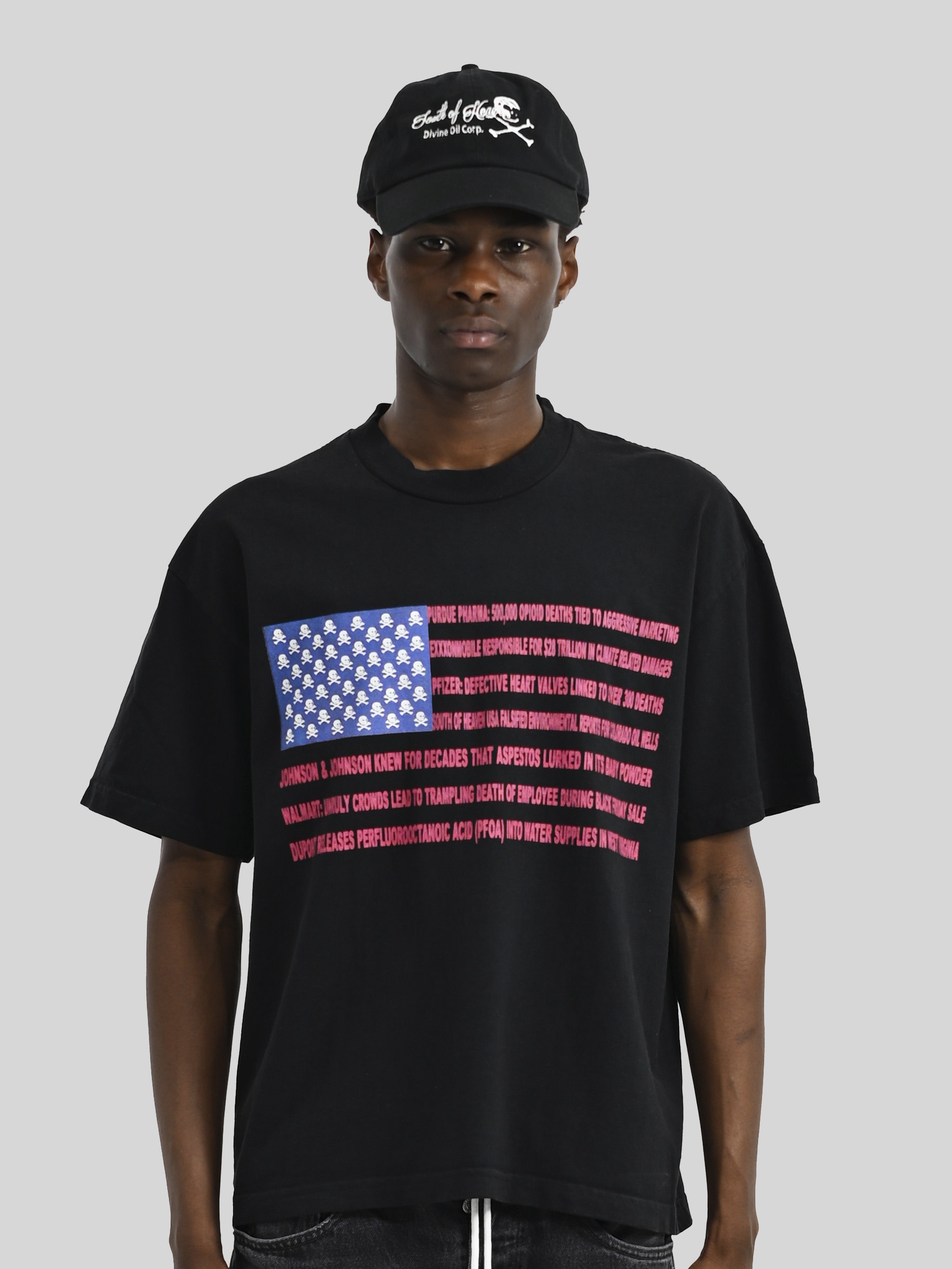 MADE IN AMERIKA - Heavy Box Tee Black
