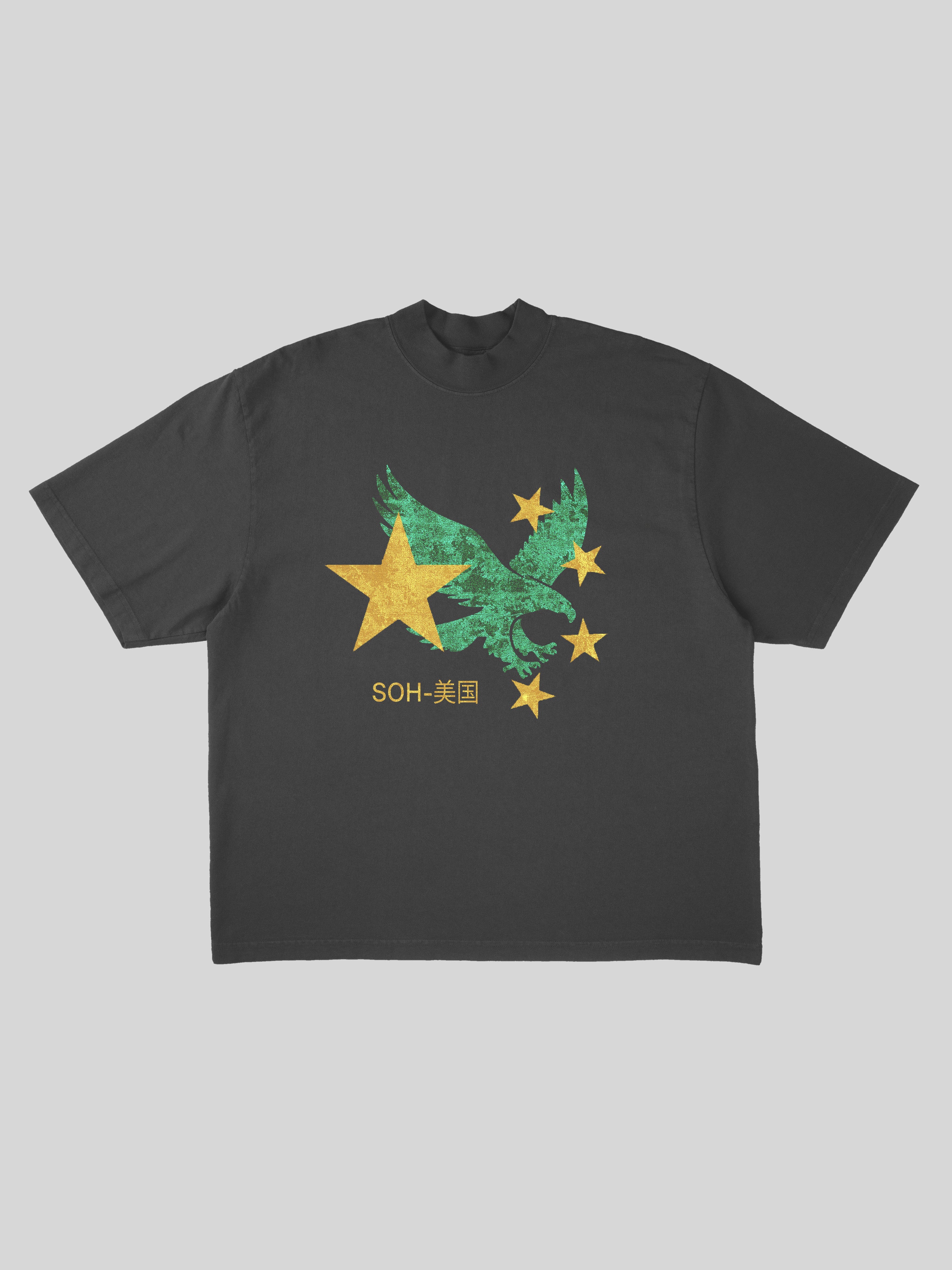 996-5 - Black Heavyweight Tee