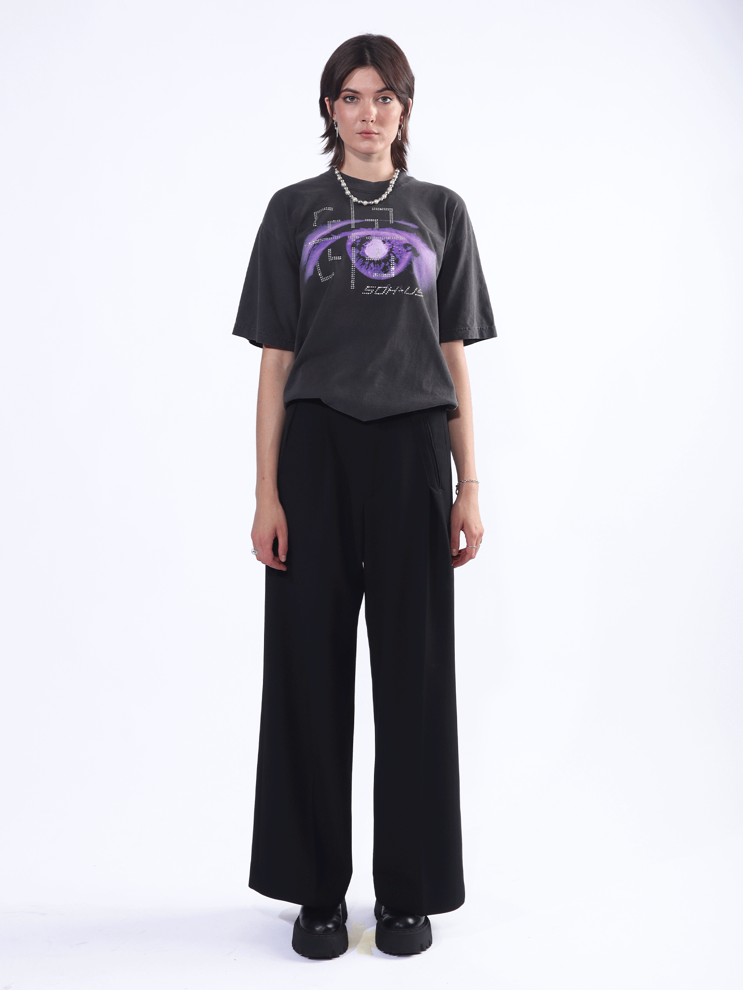 VISION - Heavyweight Rhinestone T-Shirt