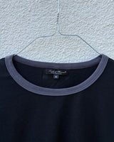 ASSAN RINGER TEE - Black / Grey
