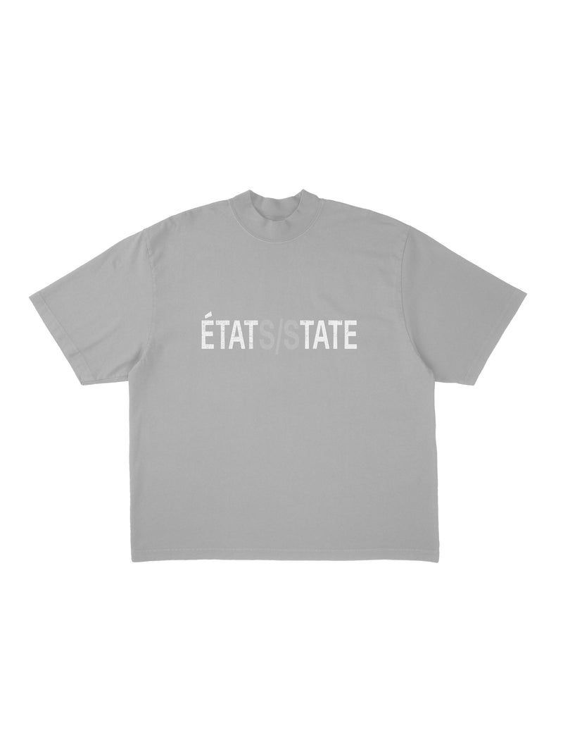 ÉTATS - Reversible Tee Grey