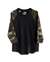 3/4 Camo Long Sleeve