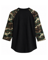 3/4 Camo Long Sleeve