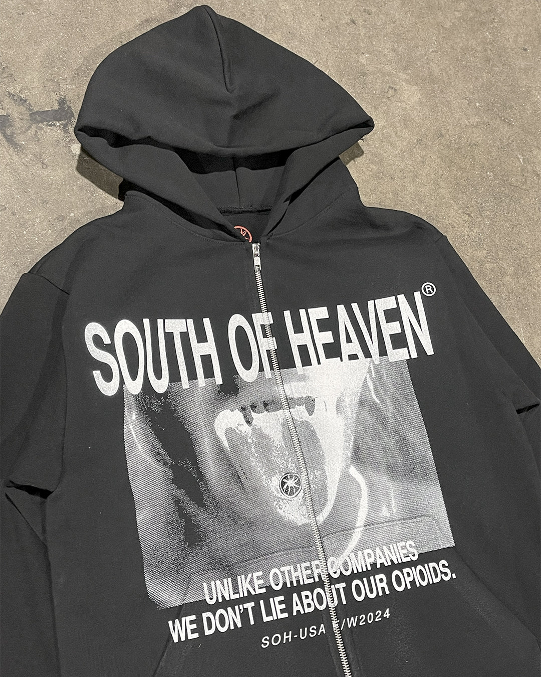 OPIOIDS - Heavyweight Zip-Up Hoodie