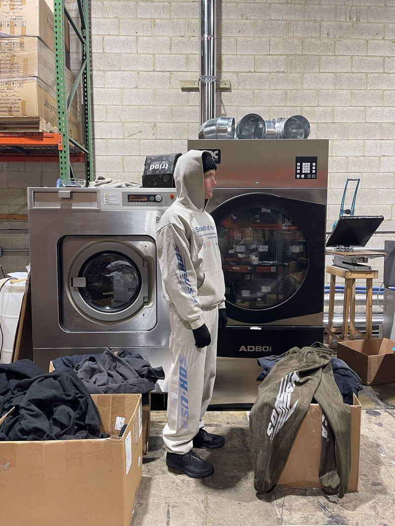 HAINESPORT - Heavyweight Sweatpants Cement