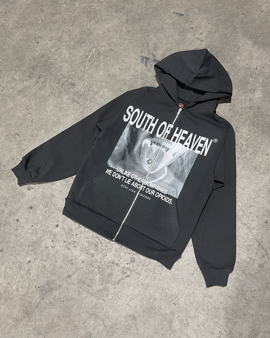 OPIOIDS - Heavyweight Zip-Up Hoodie