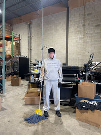 HAINESPORT - Heavyweight Hoodie Cement