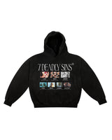 7 DEADLY SINS - Heavyweight Washed Hoodie