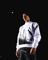 CLASH - White Heavyweight Crewneck