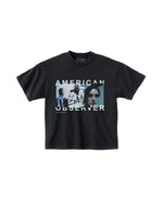 AMERICAN OBSERVER - Heavy Box Tee Black