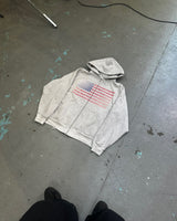 MADE IN AMERIKA - Heavyweight Zip-Up Hoodie Grey