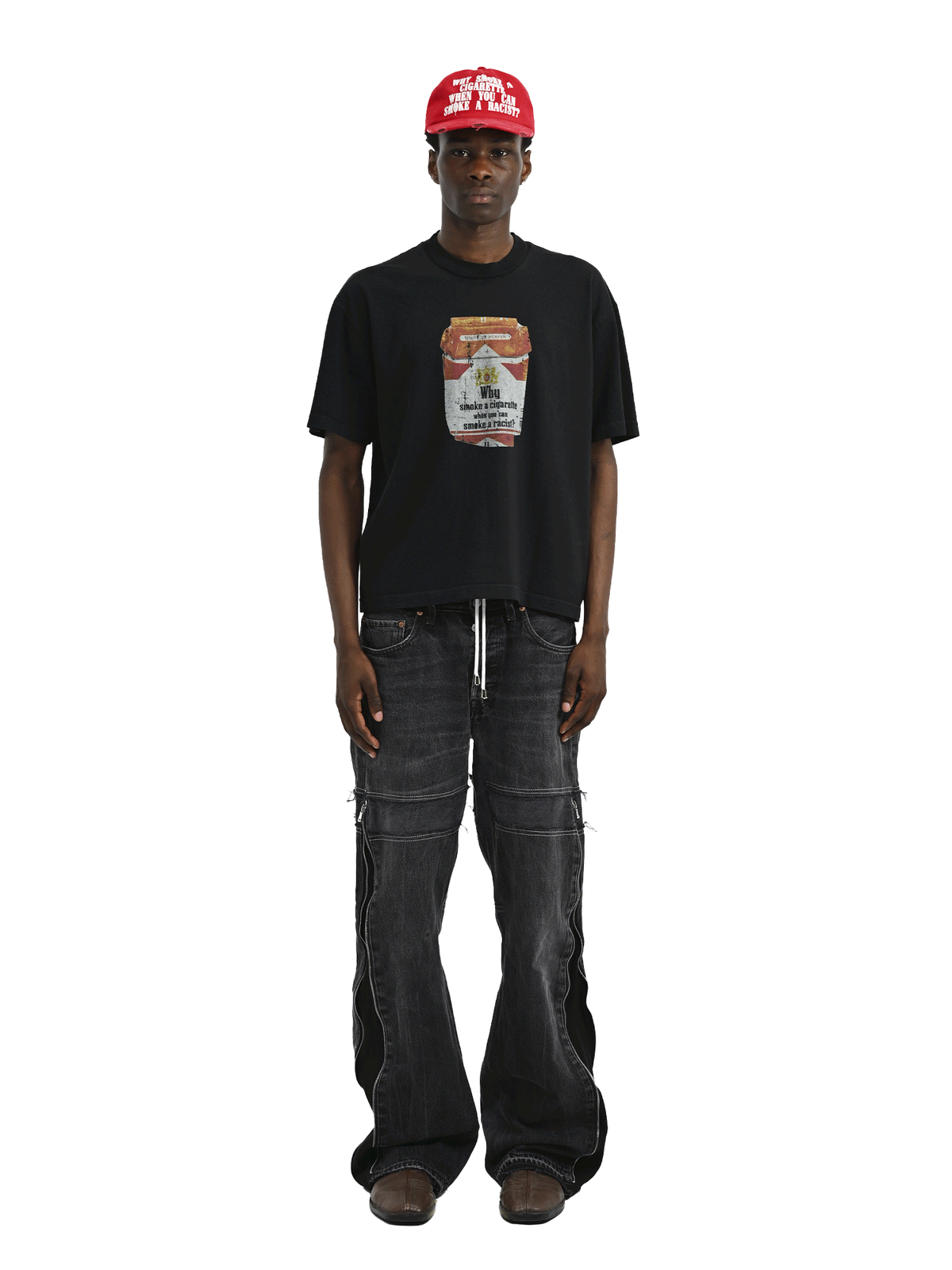 S.A.R. - Black Heavyweight Boxy Tee