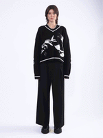 ELVIRA - Black Heavyweight Knit Sweater