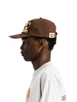 S.A.R. - Brown Puff Print Canvas Hat