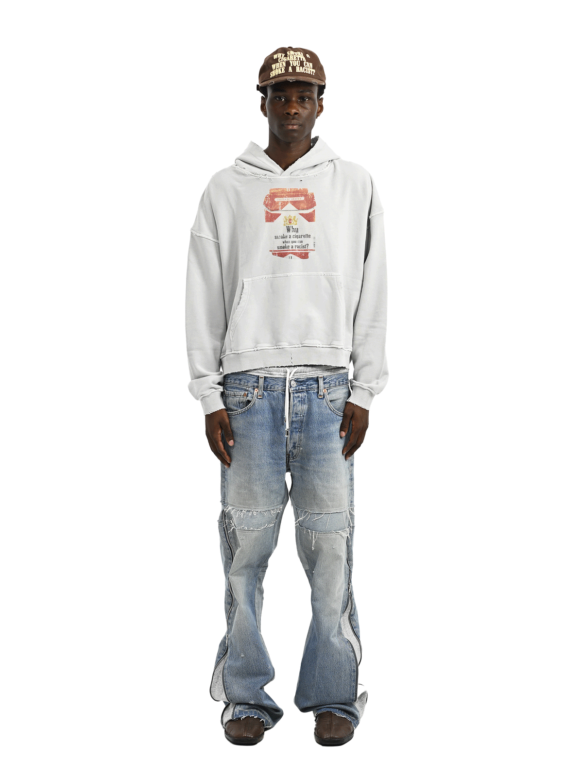 S.A.R. - Cement Boxy Hoodie