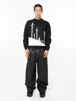 CLASH - Black Heavyweight Crewneck