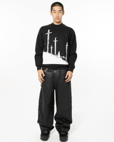 CLASH - Black Heavyweight Crewneck
