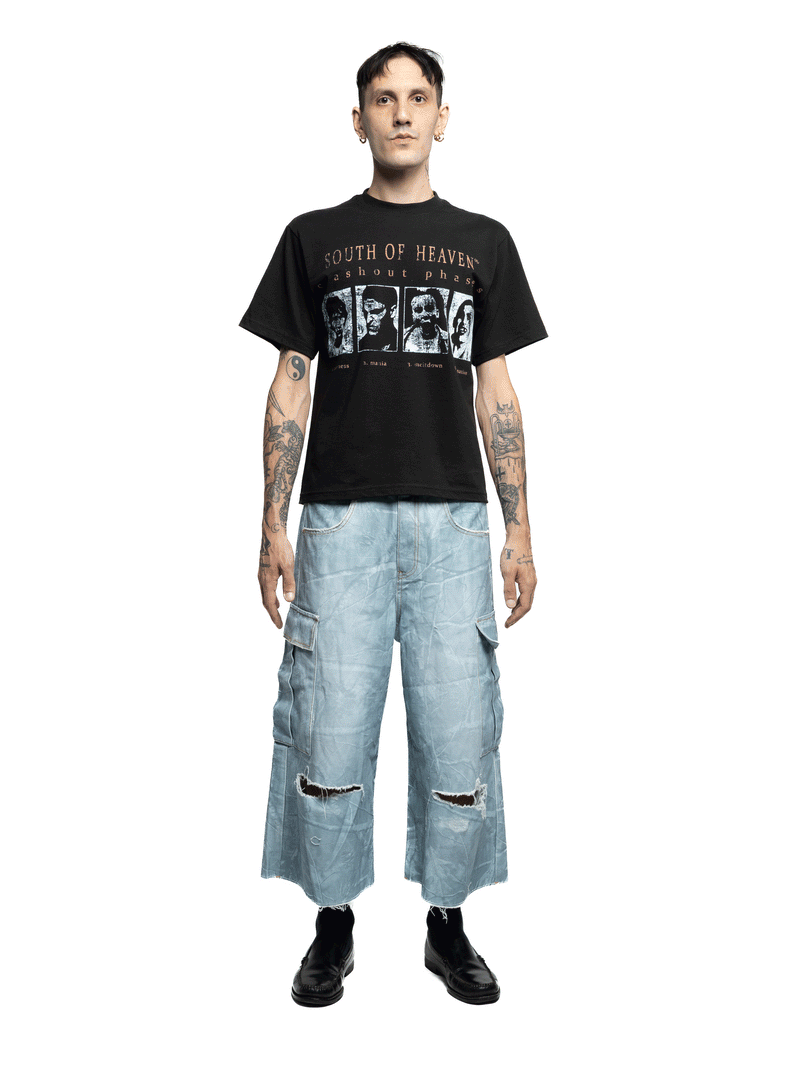 CRASHOUT - HEAVY TEE BLACK