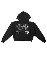 CRASHOUT - Heavyweight Zip-Up Hoodie Black
