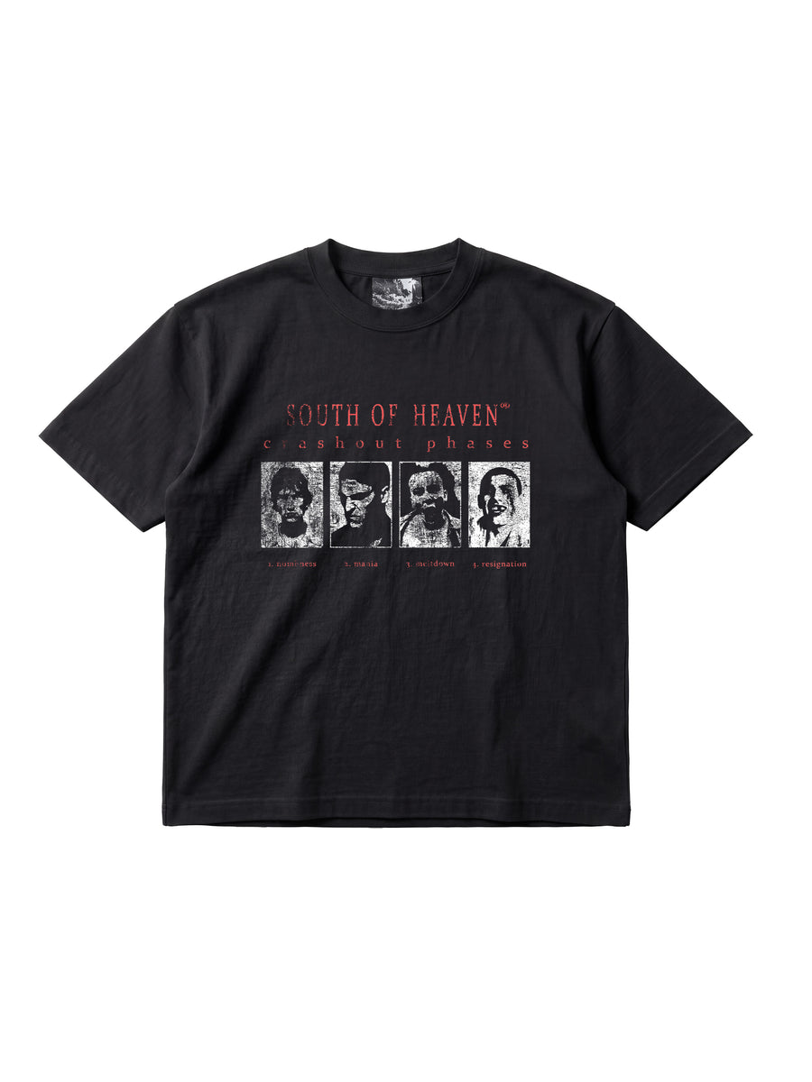 CRASHOUT - HEAVY TEE BLACK