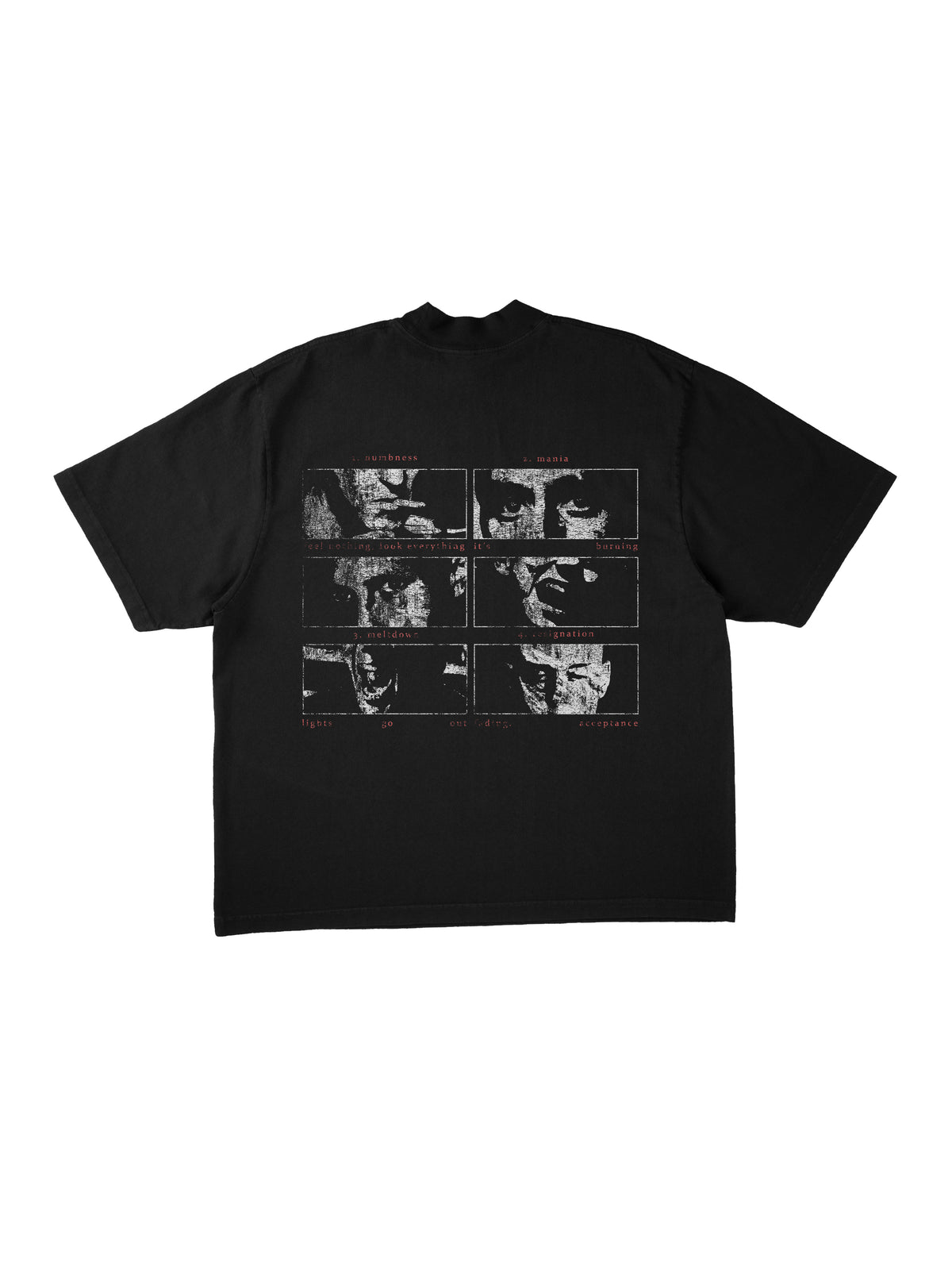 CRASHOUT - HEAVY TEE BLACK