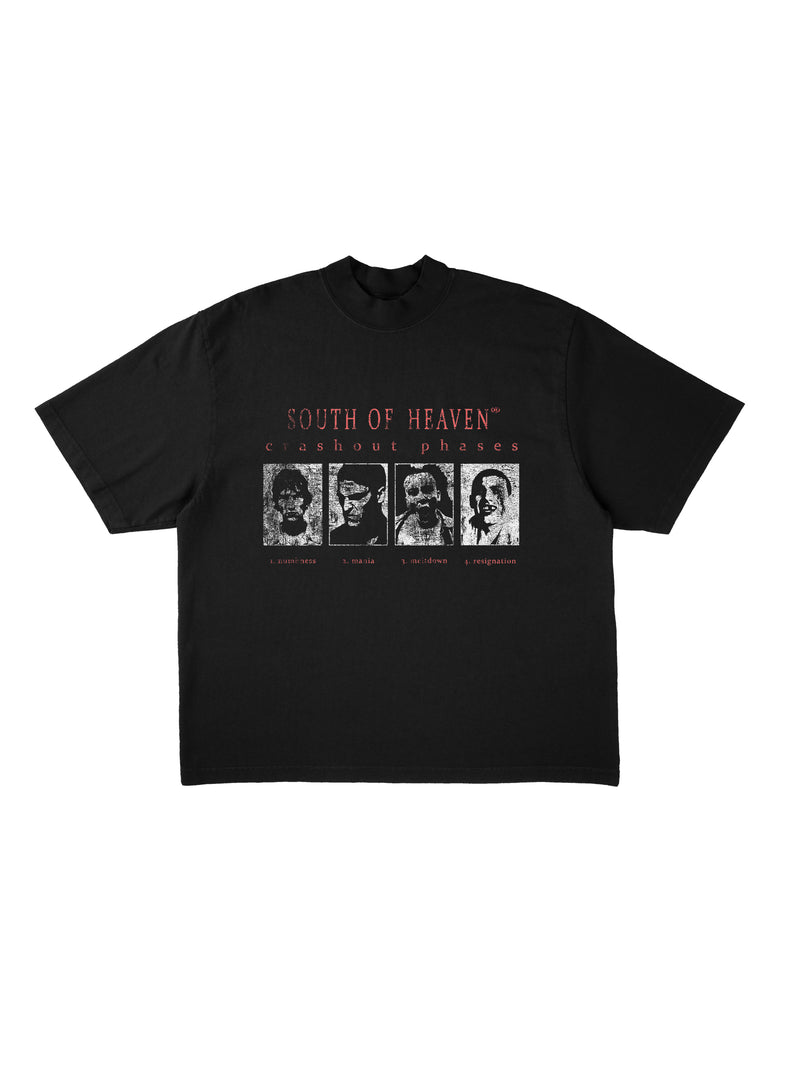 CRASHOUT - HEAVY TEE BLACK
