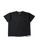DISTRESSED SUNFADED T-SHIRT - BLACK