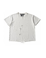 DISTRESSED SUNFADED T-SHIRT - WHITE