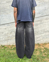 MOSES - Genuine Leather Knee Pad Denim
