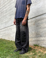 MOSES - Genuine Leather Knee Pad Denim