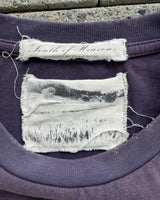 HUGO DISTRESSED GHOST POCKET TEE - OCEAN BLUE