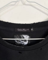 DISTRESSED SUNFADED T-SHIRT - BLACK