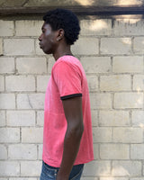 ASSAN RINGER TEE - Washed Red