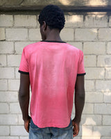 ASSAN RINGER TEE - Washed Red