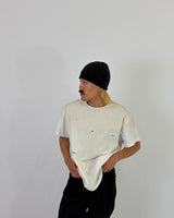 DISTRESSED SUNFADED T-SHIRT - WHITE