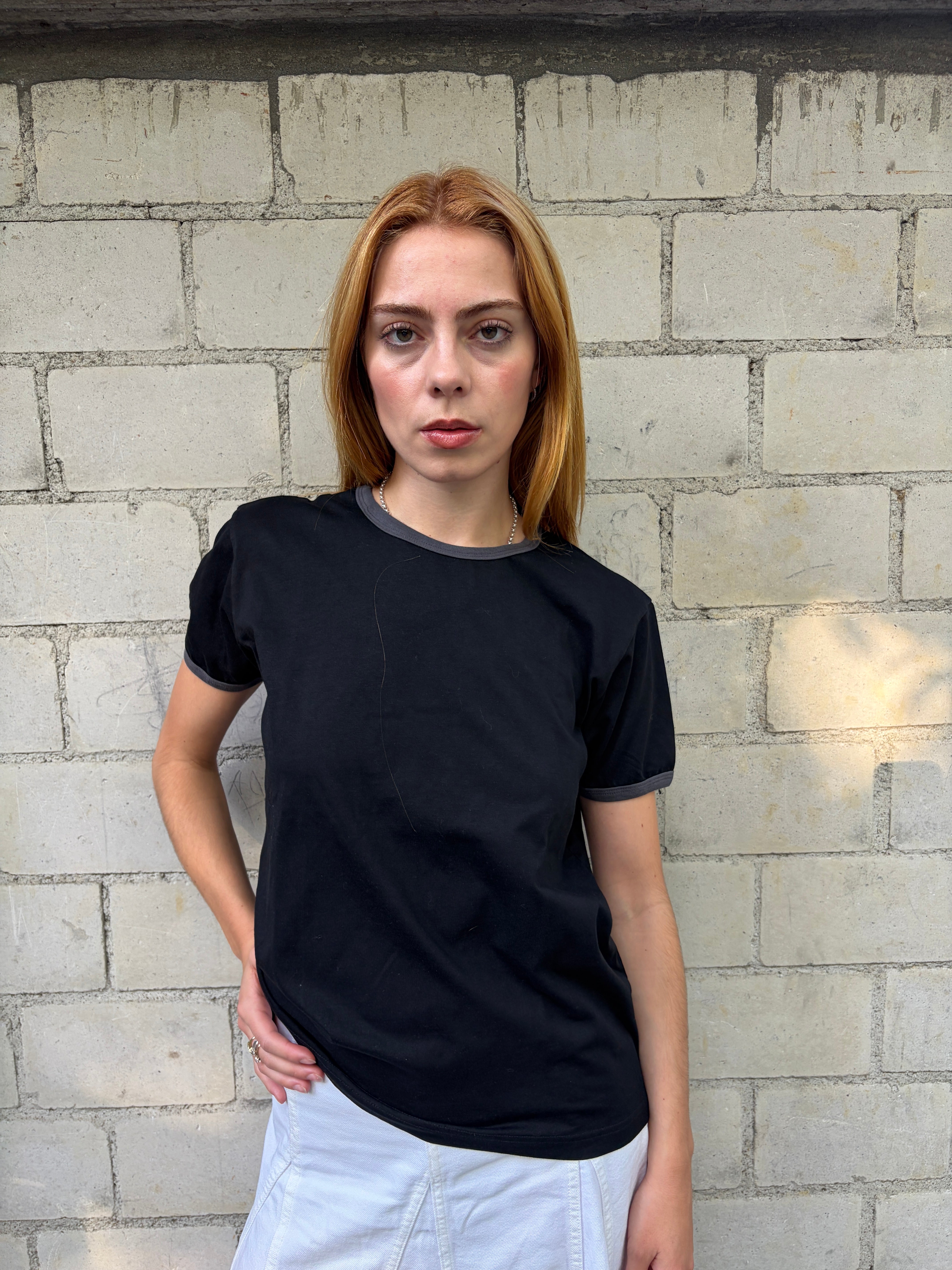 ASSAN RINGER TEE - Black / Grey – SOUTH OF HEAVEN®