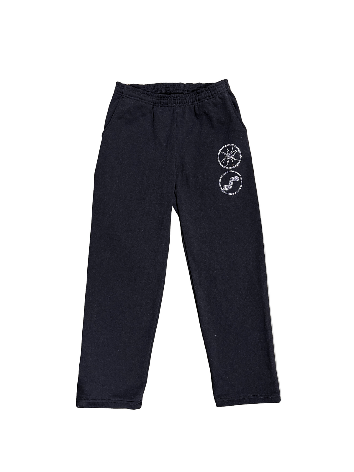 LOGO - Rhinestone Baggy Sweatpants
