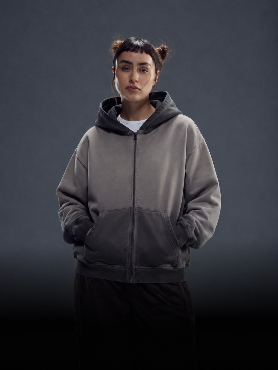 Zip Hoodie - Gradient Wash