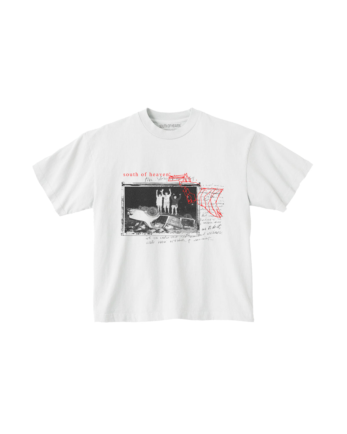 RIOT - Heavy Box Tee White