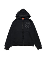 SERENITY - Embroidered Zip-Up Hoodie