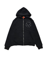 SERENITY - Embroidered Zip-Up Hoodie