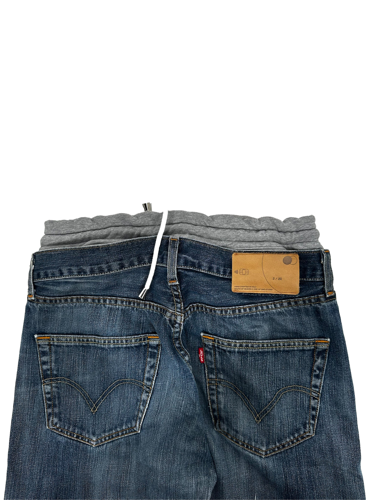 HYBRID SWEATDENIM - Indigo