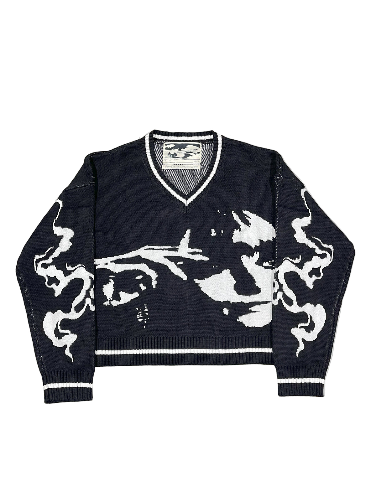 ELVIRA - Black Heavyweight Knit Sweater