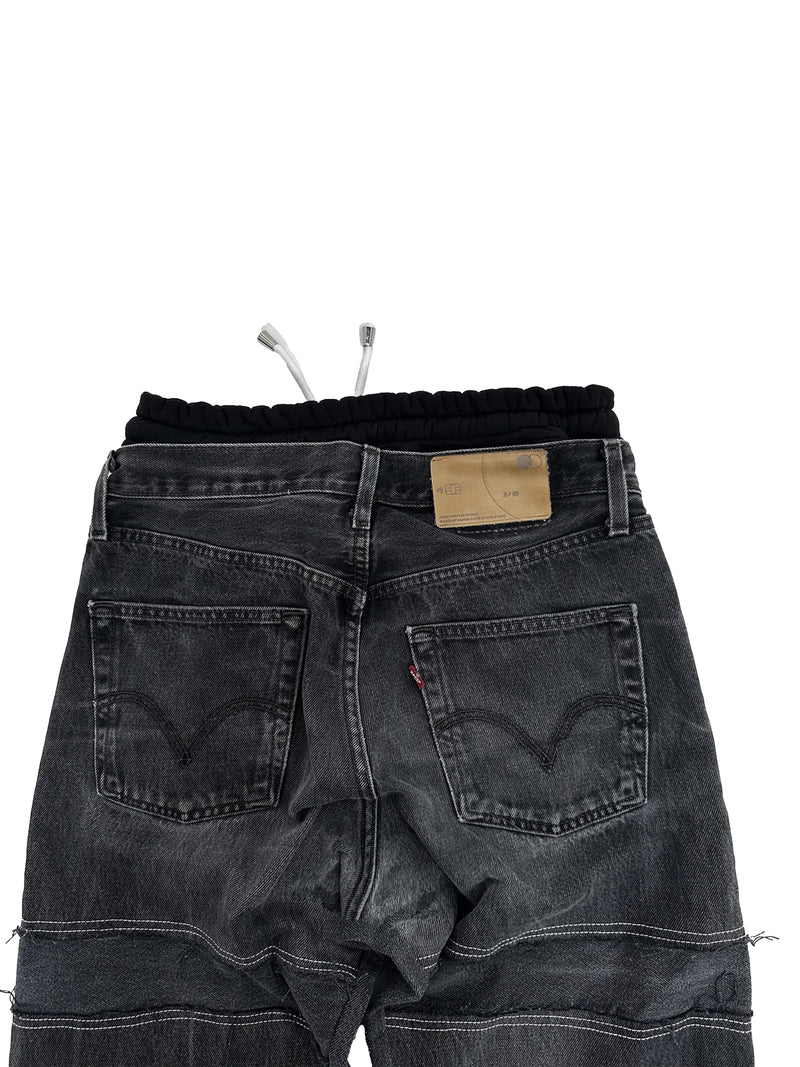 HYBRID SWEATDENIM - Dark Wash