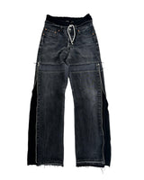 HYBRID ZIP DENIM - Dark Wash
