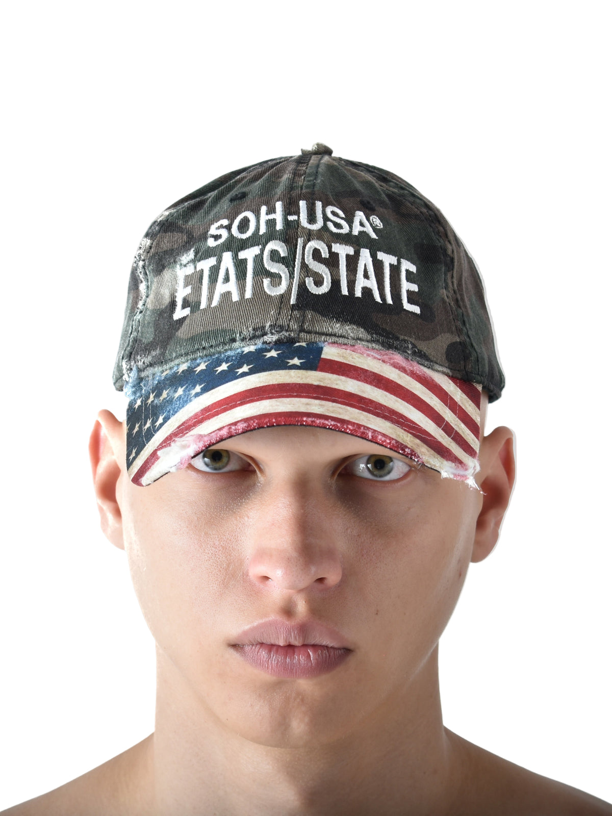ÉTATS - Distressed Cap Camo