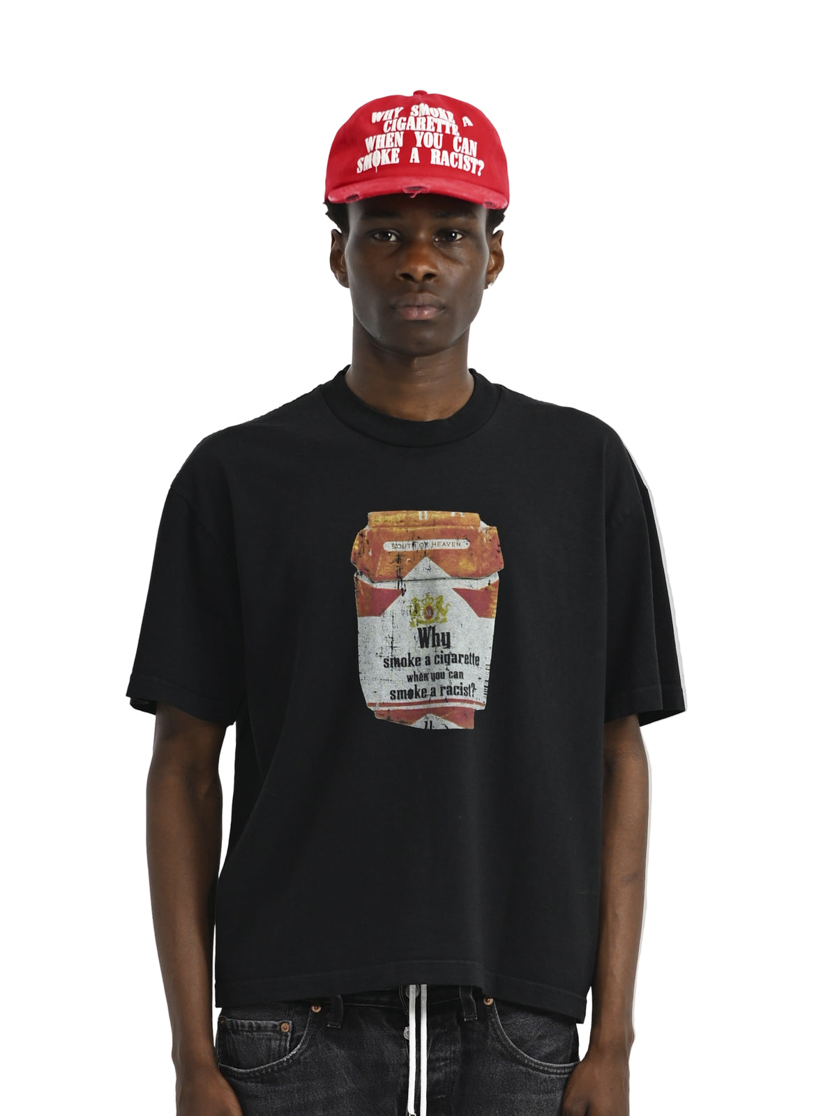 S.A.R. - Black Heavyweight Boxy Tee