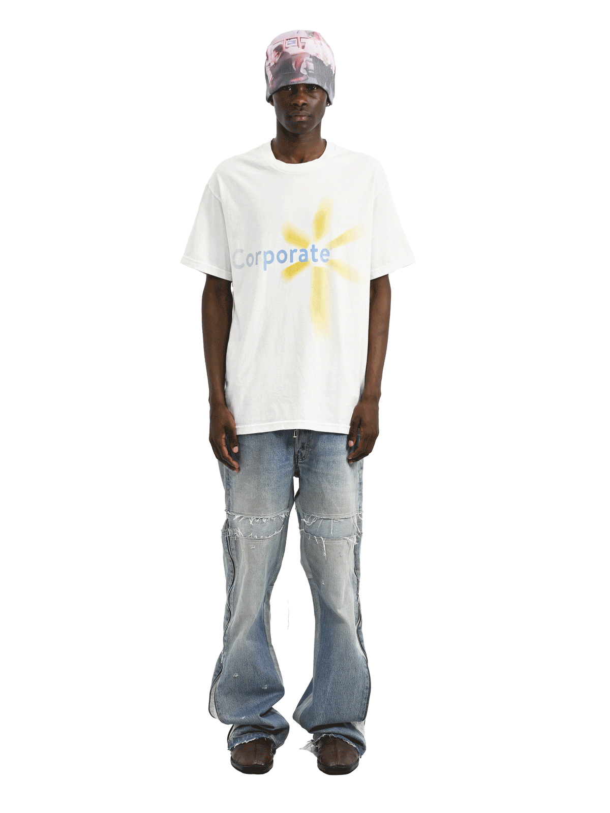 CORPORATE - White Heavyweight Tee