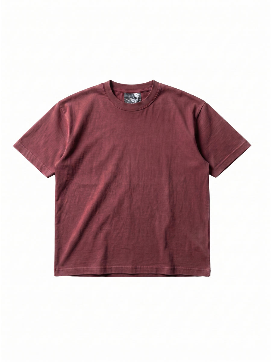 BLANK TEE - CRIMSON RED
